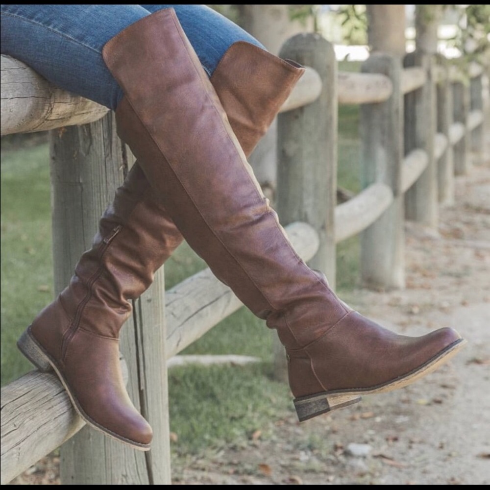 Brand new over the knee riding boots